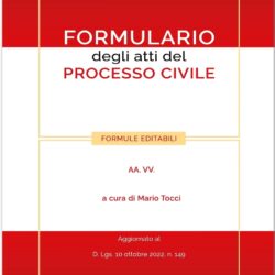 Formulario degli atti del processo civile, Key Editore, 2024